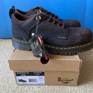 New Dr Martens steel toe work shoes